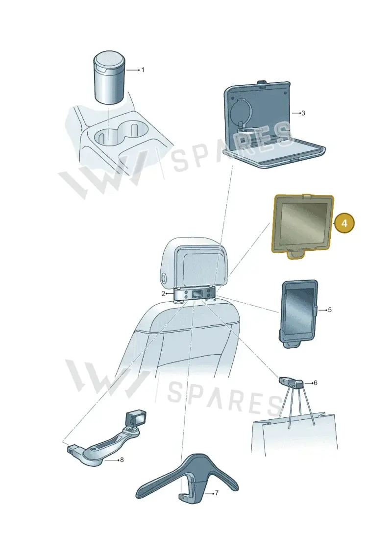 000061125E — Volkswagen Passat estate (2023-) diagram 15a061080, position 4