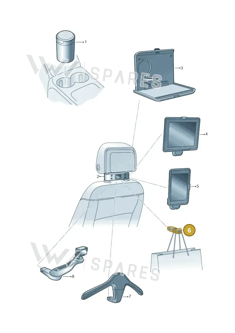 000061126B — Volkswagen Passat estate (2023-) diagram 15a061080, position 6