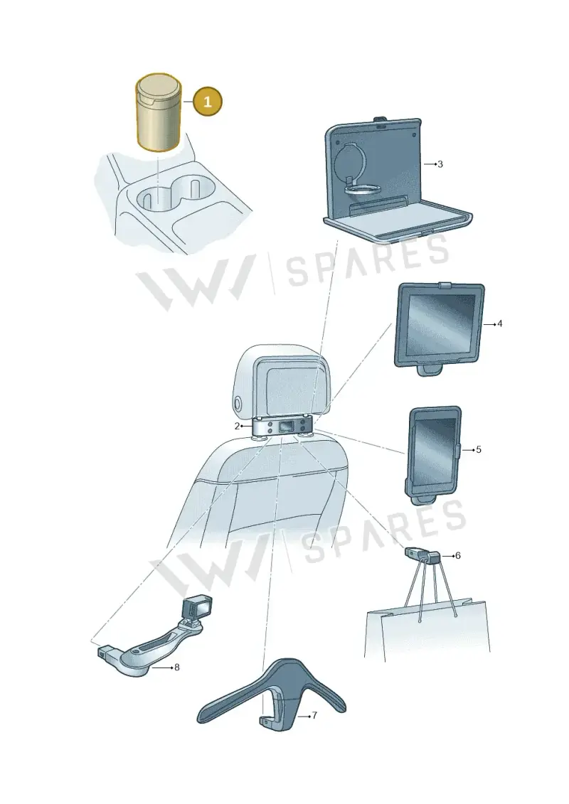 000061142 — Volkswagen Passat estate (2023-) diagram 15a061080, position 1