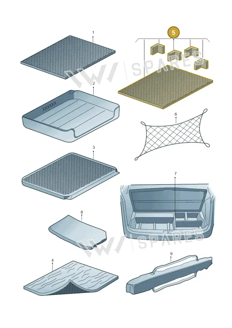 000061166A — Volkswagen Golf 1.6 (2015-2019) diagram 460071500, position 5