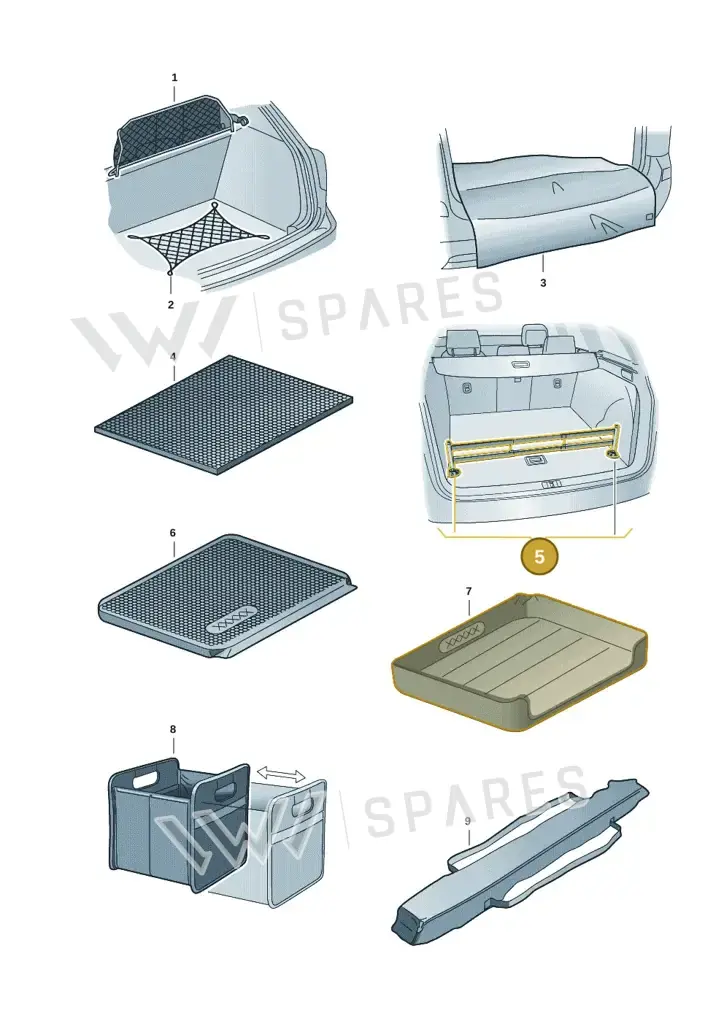 000061166A — Volkswagen Passat estate (2023-) diagram 827061016, position 5