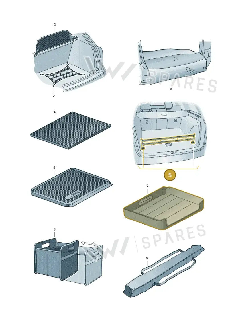 000061166A — Volkswagen Passat estate (2023-) diagram 827061016, position 5