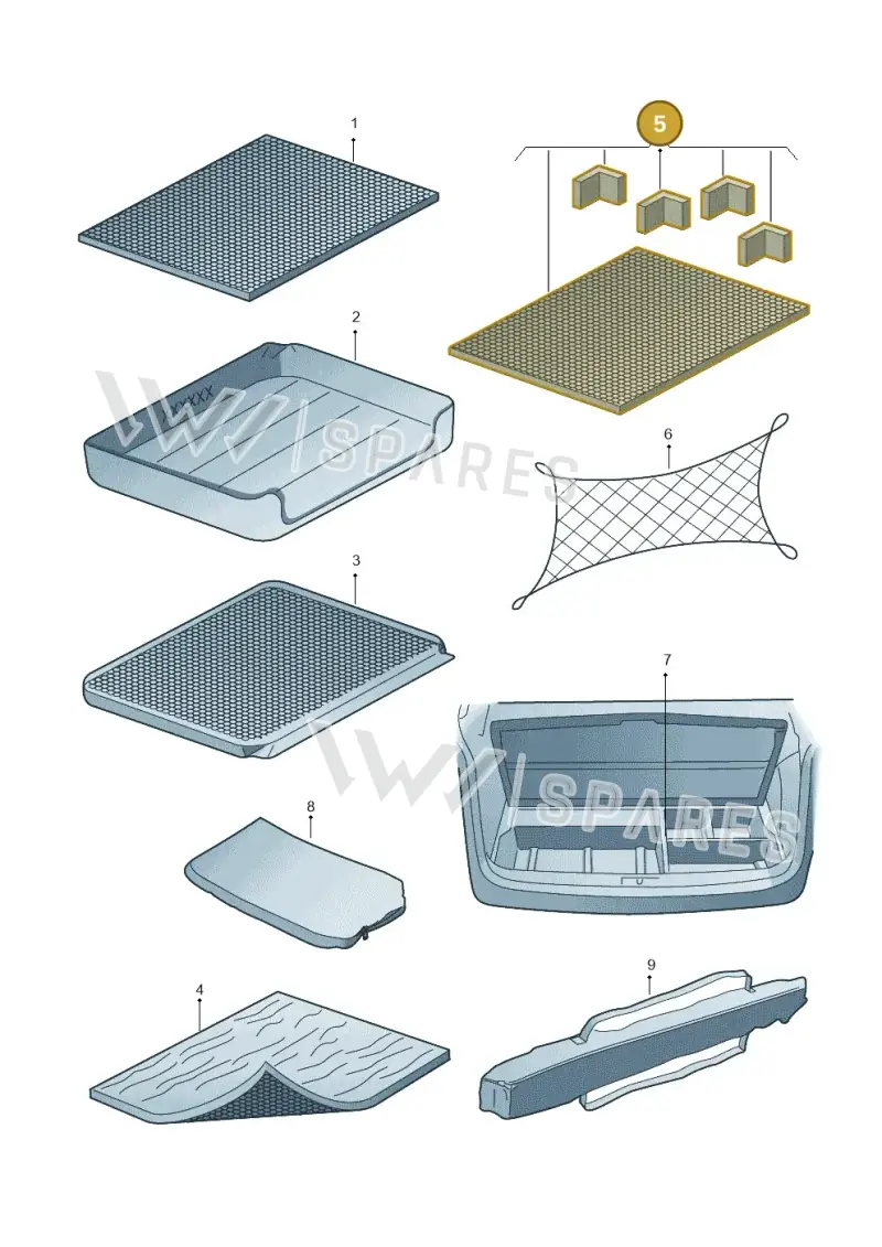 000061166E — Volkswagen Passat CC (2011-2016) diagram 460071500, position 5