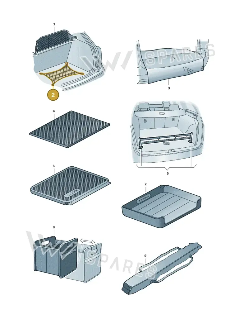 000061166E — Volkswagen Tiguan 2.0 (2023-) diagram 827061016, position 2