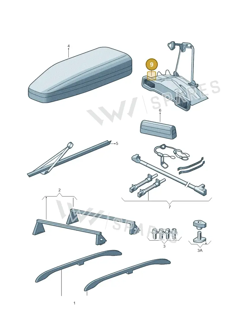 000071105F — Skoda Yeti (2013-2017) diagram 666071800, position 9