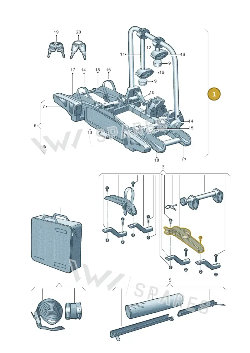 000071105G — Volkswagen Passat Estate (2023-2025) diagram 827071050, position 1