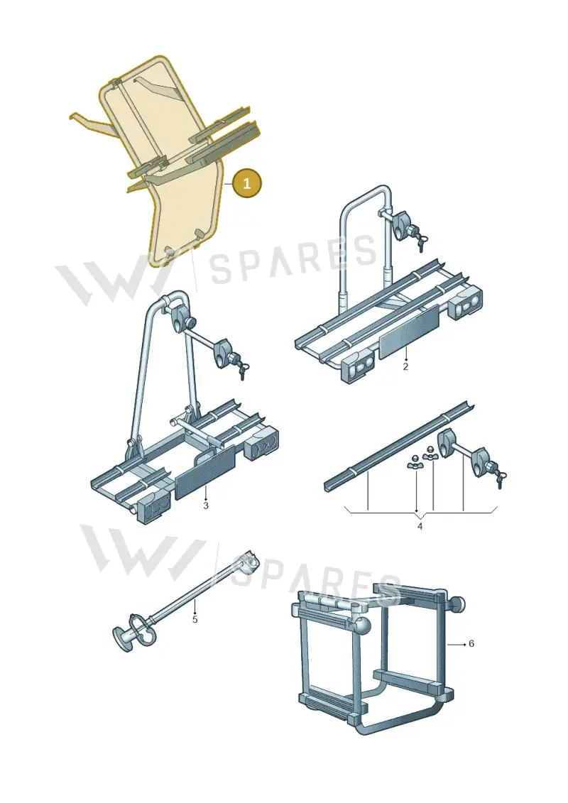 000071105J — Volkswagen Caravelle (2015-2019) diagram 478071600, position 1