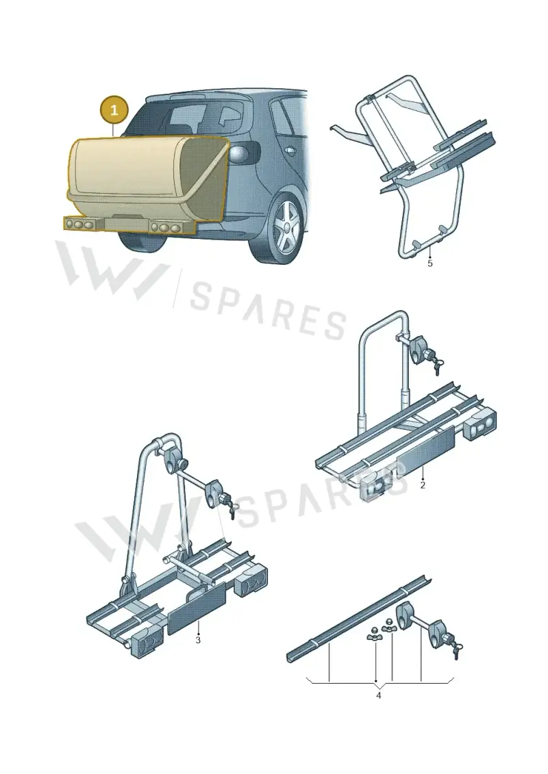 000071105L — Volkswagen TIGUAN                 08> (2007-) diagram 459071600, position 1