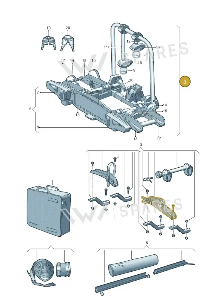000071105L — Volkswagen Passat Estate (2023-2025) diagram 827071050, position 1