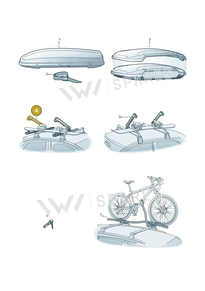 000071129AB — Volkswagen Passat Estate (2023-2025) diagram 3j0071040, position 4