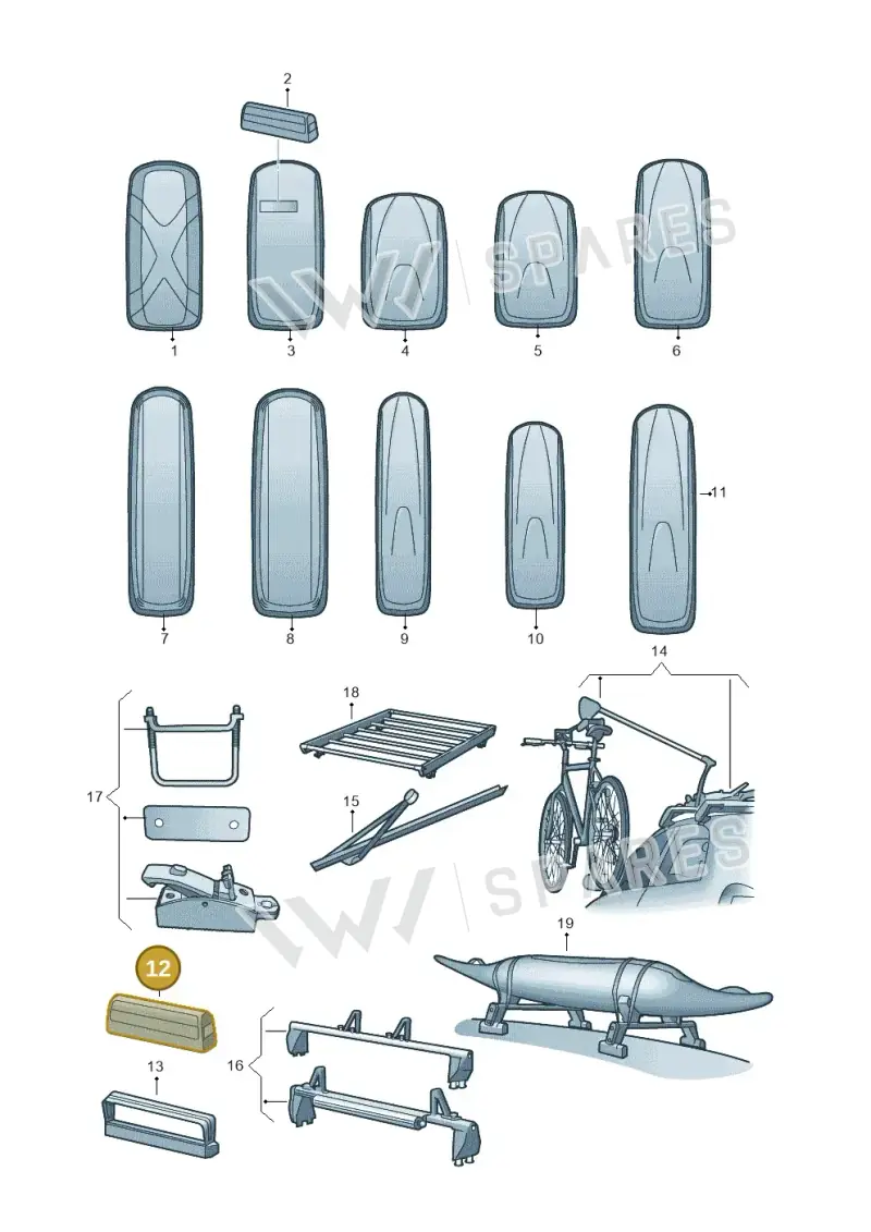 000071129M — Volkswagen Sharan (2015-2022) diagram 474071400, position 12