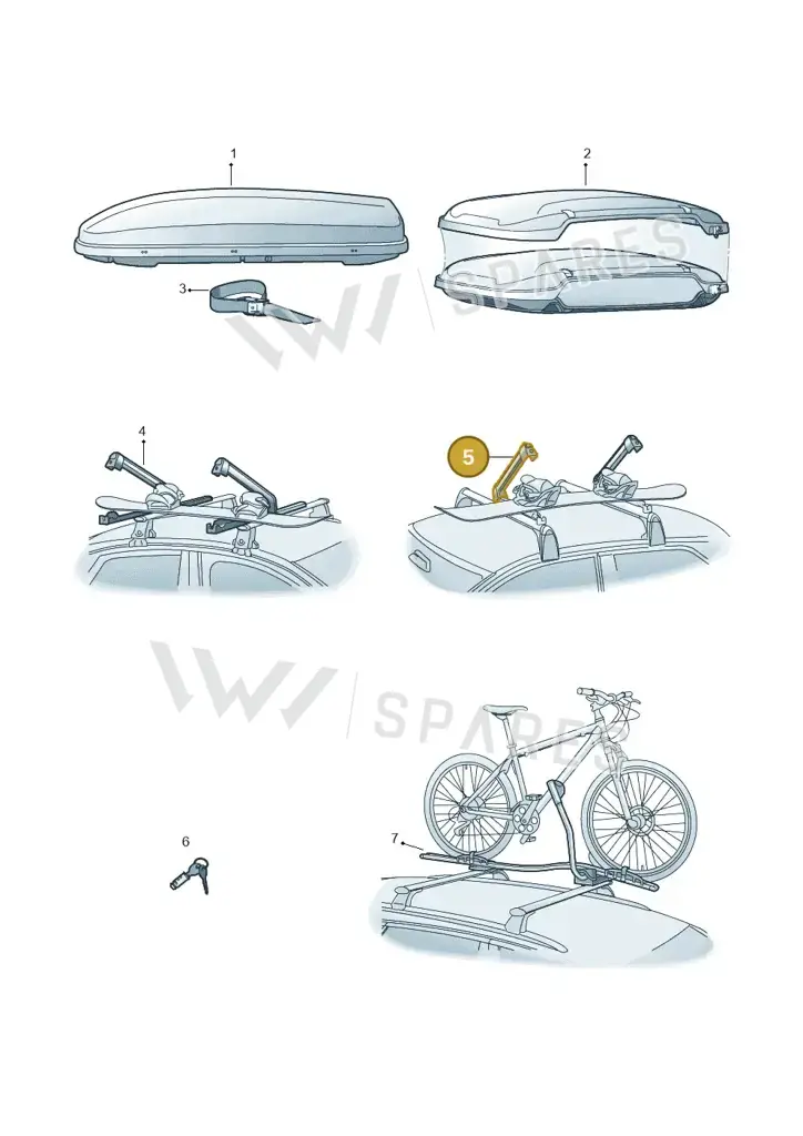 000071129M — Volkswagen Passat Estate (2023-2025) diagram 3j0071040, position 5