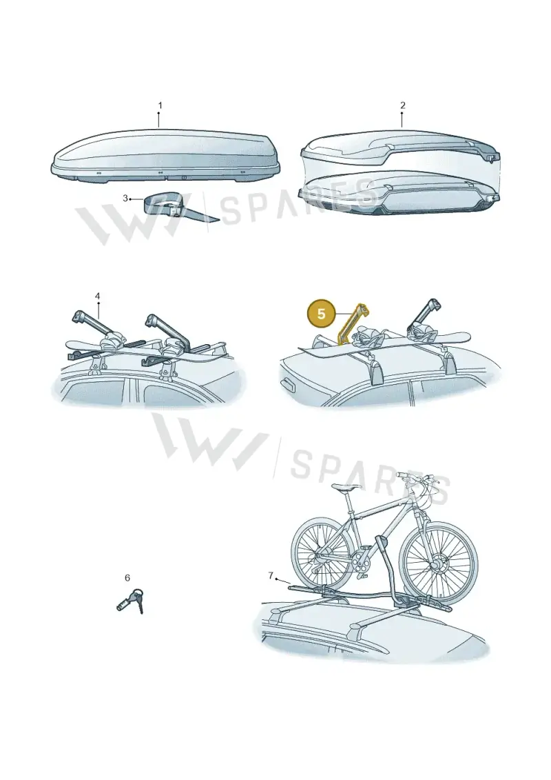000071129M — Volkswagen Passat Estate (2023-2025) diagram 3j0071040, position 5