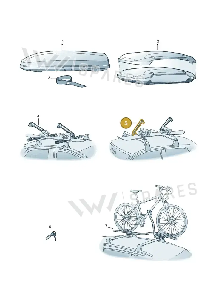 000071129N — Volkswagen Passat Estate (2023-2025) diagram 3j0071040, position 5