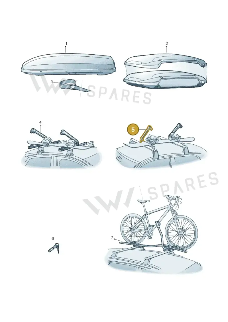 000071129N — Volkswagen Passat Estate (2023-2025) diagram 3j0071040, position 5