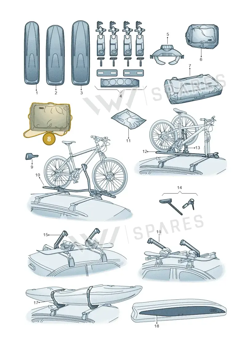000071154B — Audi RS e-tron GT (2020-2025) diagram 897071040, position 8