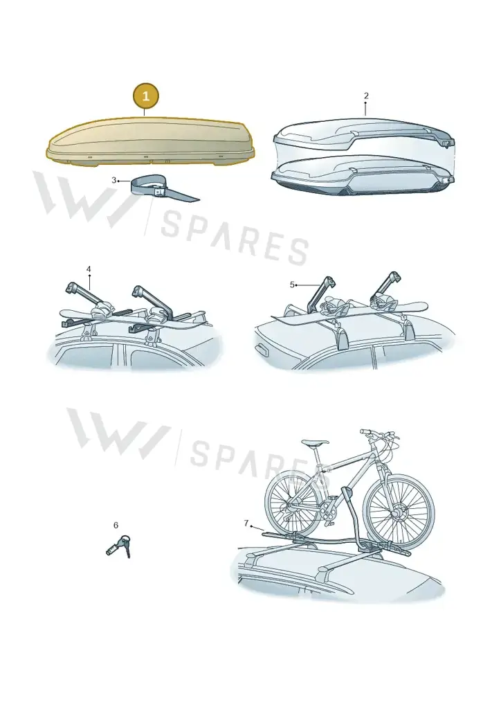 000071200AE — Volkswagen Passat Estate (2023-2025) diagram 3j0071040, position 1