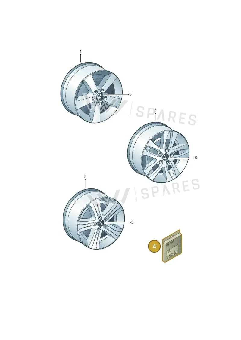 000071597D — Volkswagen TIGUAN                 08> (2007-) diagram 634073100, position 4
