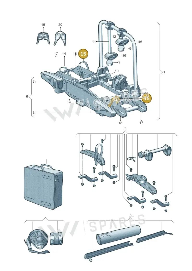 000071705C — Volkswagen Passat Estate (2023-2025) diagram 827071050, position 15