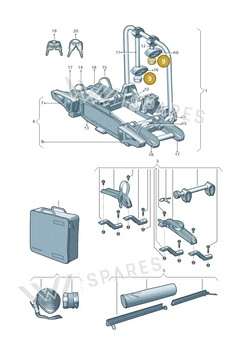 000071734E — Volkswagen Passat Estate (2023-2025) diagram 827071050, position 9
