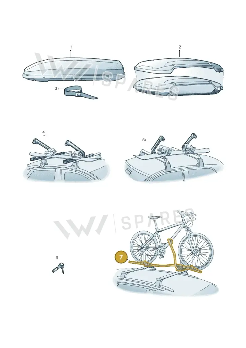 000071740A — Volkswagen Passat Estate (2023-2025) diagram 3j0071040, position 7
