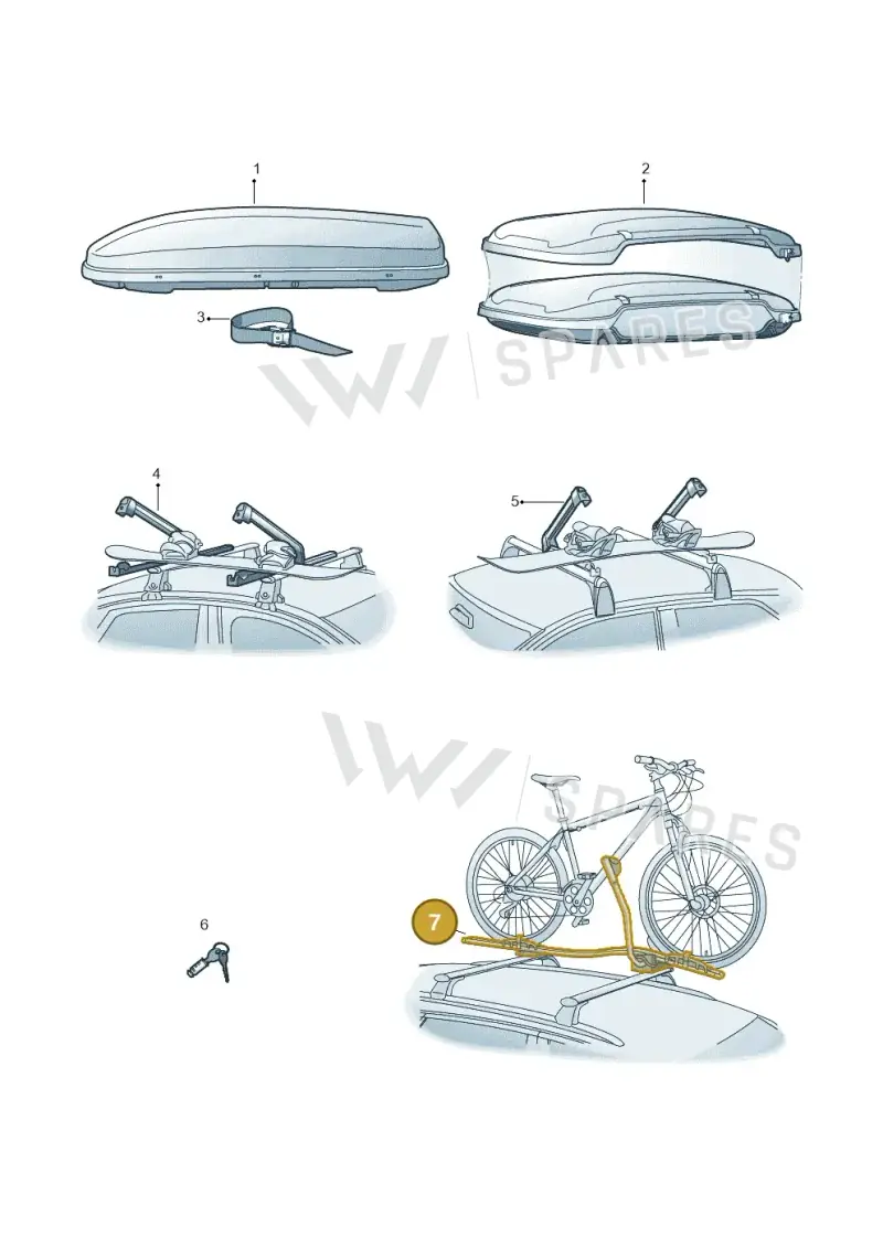 000071746A — Volkswagen Passat Estate (2023-2025) diagram 3j0071040, position 7