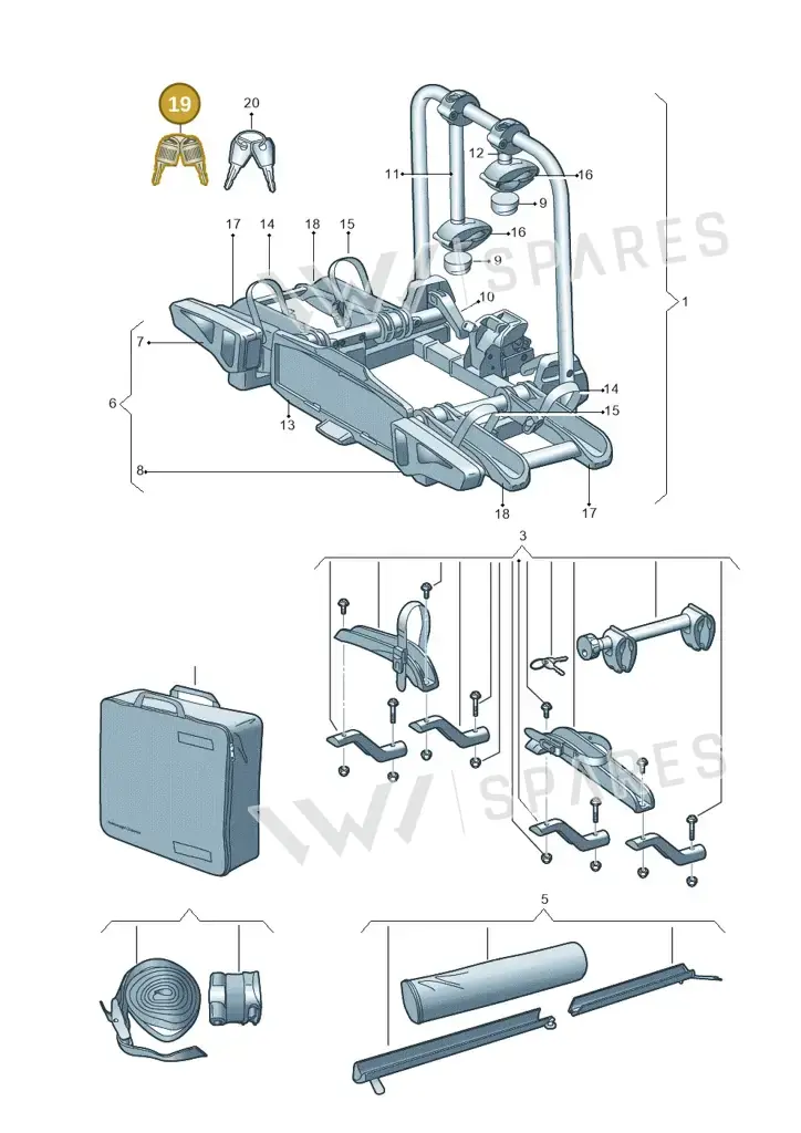 000071891C — Volkswagen Passat Estate (2023-2025) diagram 827071050, position 19