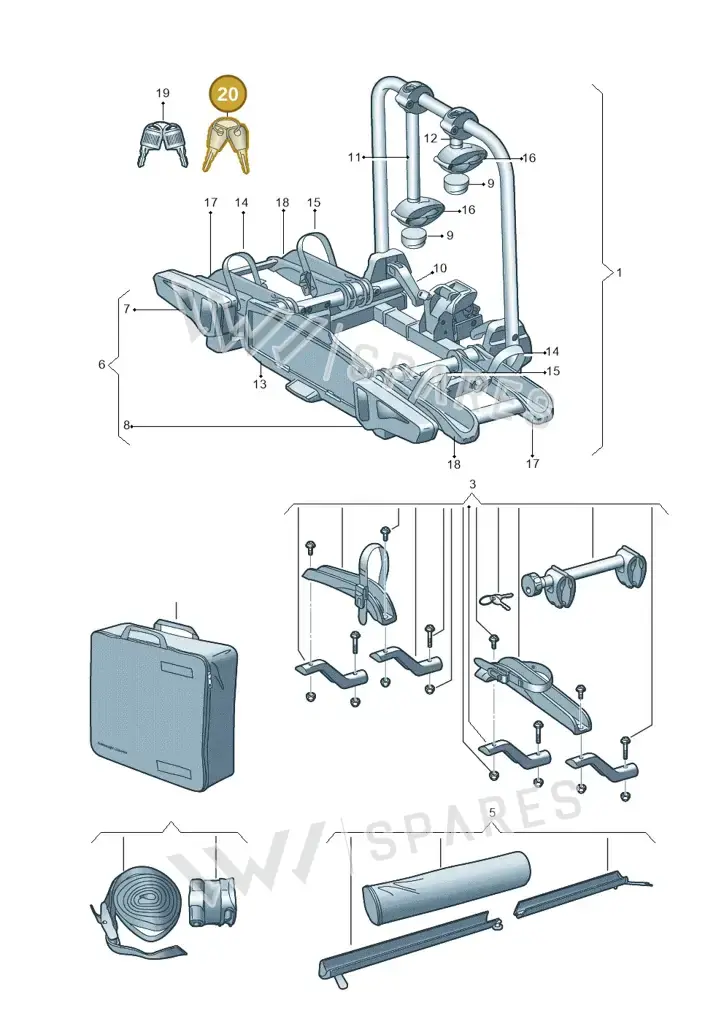 000071891E — Volkswagen Passat Estate (2023-2025) diagram 827071050, position 20