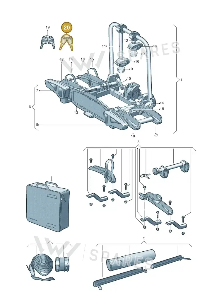 000071891F — Volkswagen Passat Estate (2023-2025) diagram 827071050, position 20