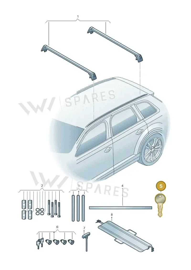000092795AC — Volkswagen Polo (2017-2025) diagram 837071030, position 5