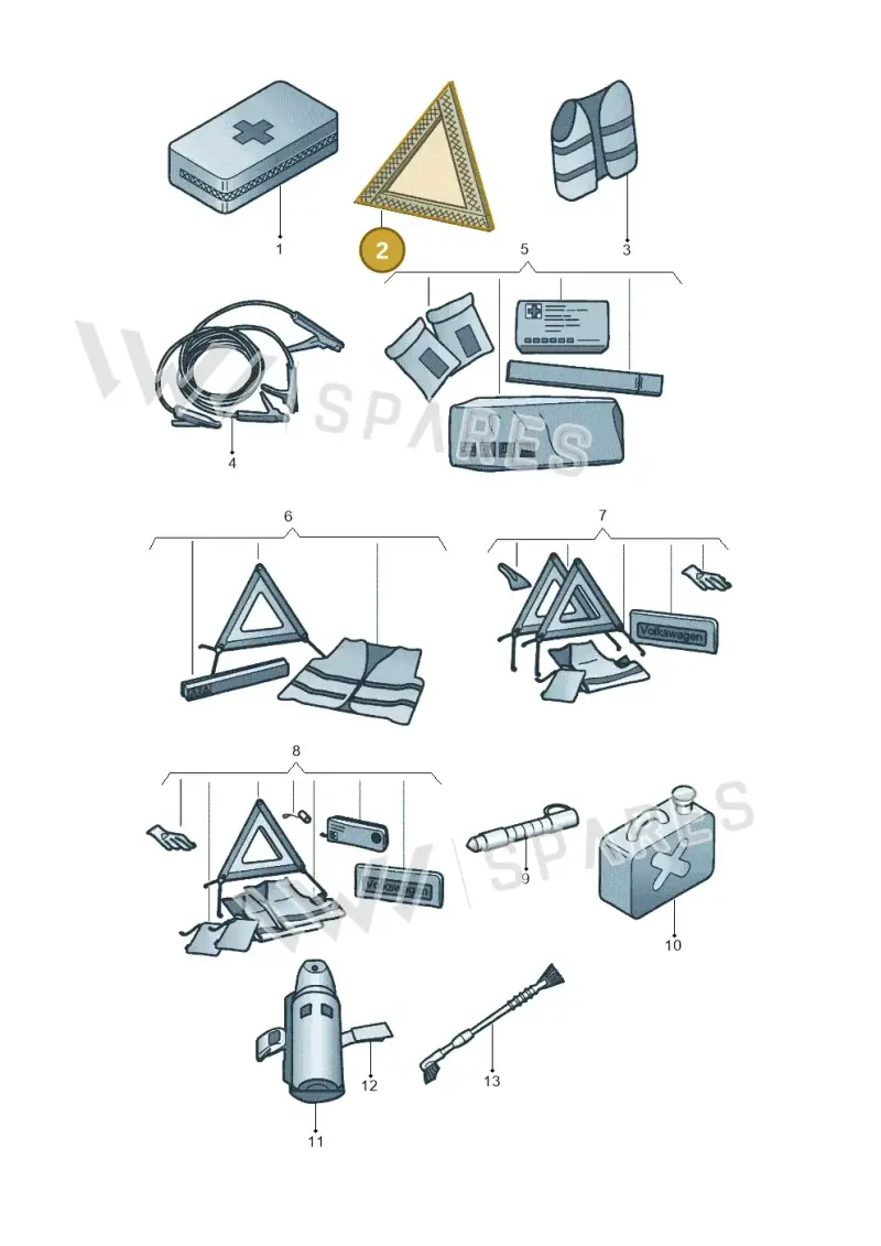 000093055S — Volkswagen GOLF             "ZA." (2005-2007) diagram 602093010, position 2