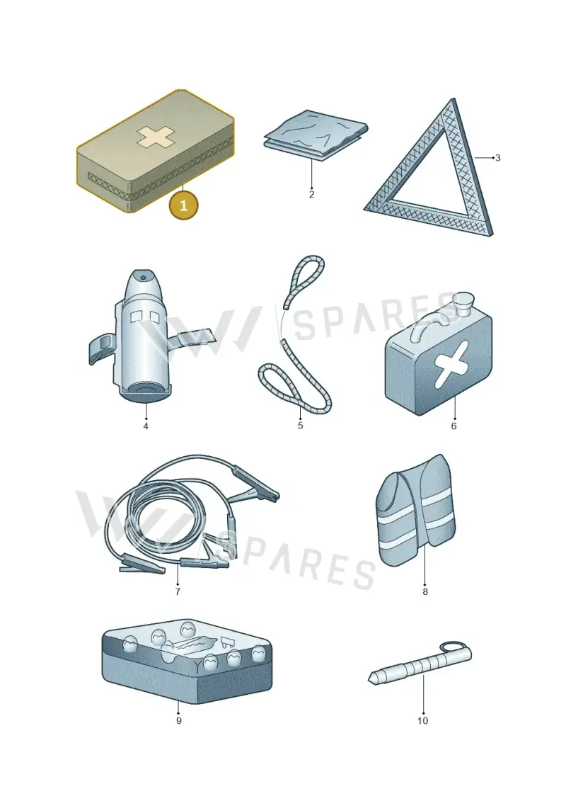 000093059B — Volkswagen Golf estate (2009-2013) diagram 420066200, position 1