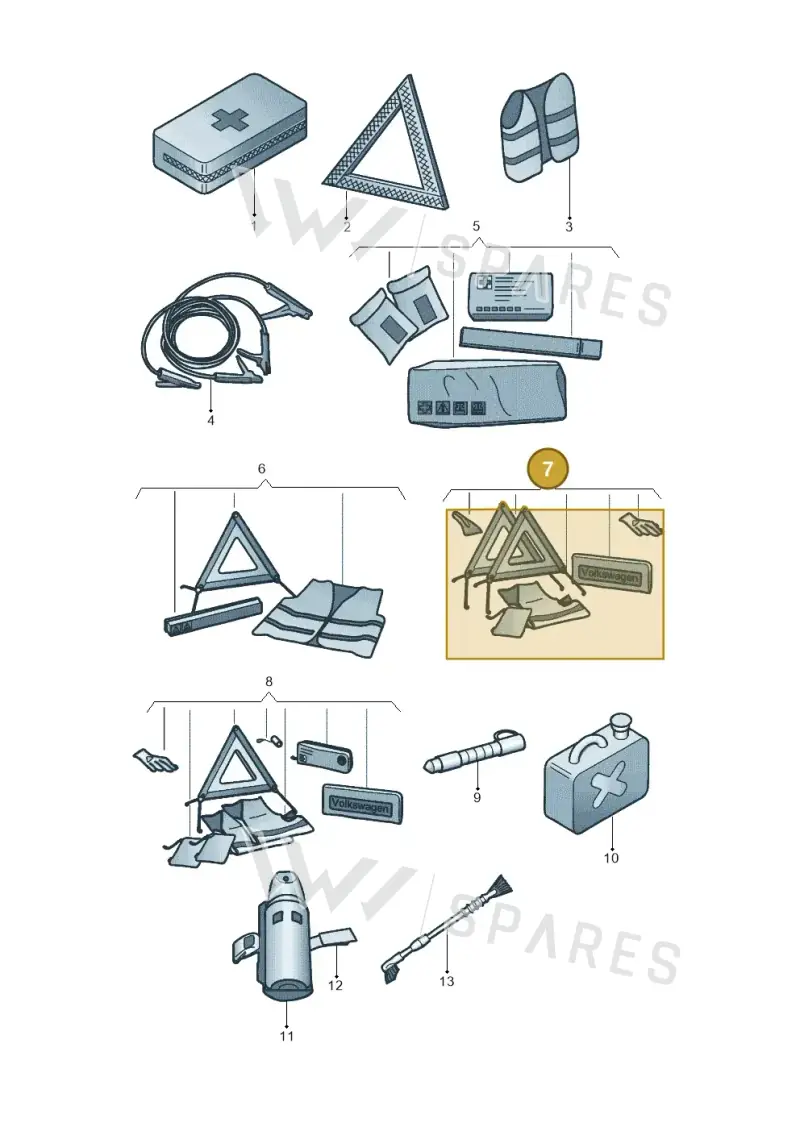 000093059L — Volkswagen GOLF             "ZA." (2005-2007) diagram 602093010, position 7