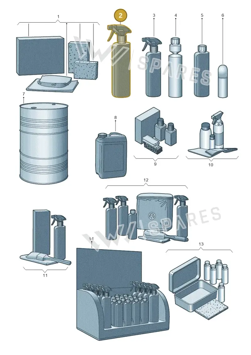 000096300B — Volkswagen Passat estate (2023-) diagram 827096030, position 2