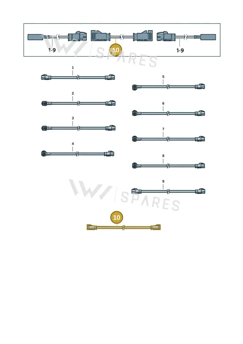 000098600AB — Volkswagen Tiguan 2.0 (2023-) diagram 5h0972057, position 10