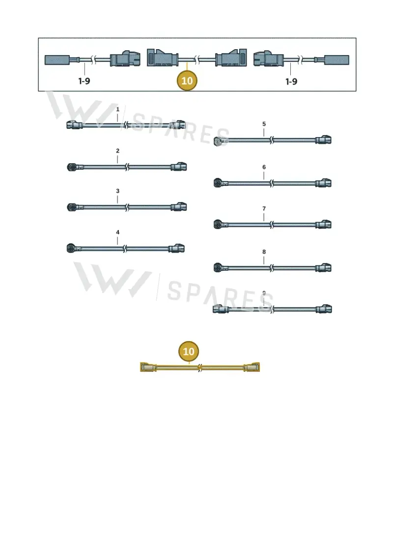 000098600AF — Volkswagen Tiguan 2.0 (2023-) diagram 5h0972057, position 10