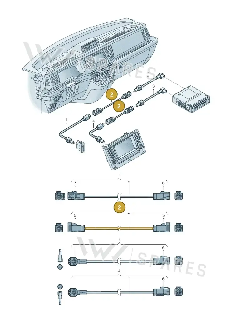 000098600A — Volkswagen MAN TGE 35 (2016-2021) diagram 806972540, position 2
