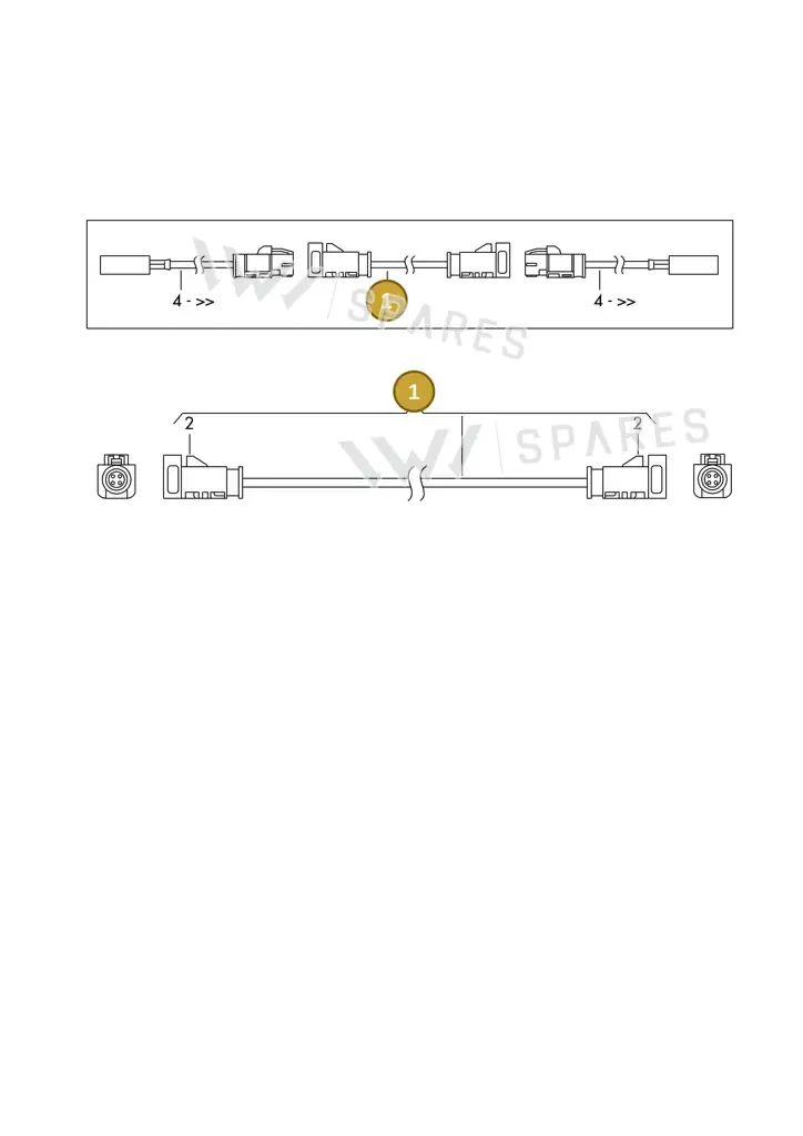 000098600E — Volkswagen 1J0 platform diagram 198035500, position 1