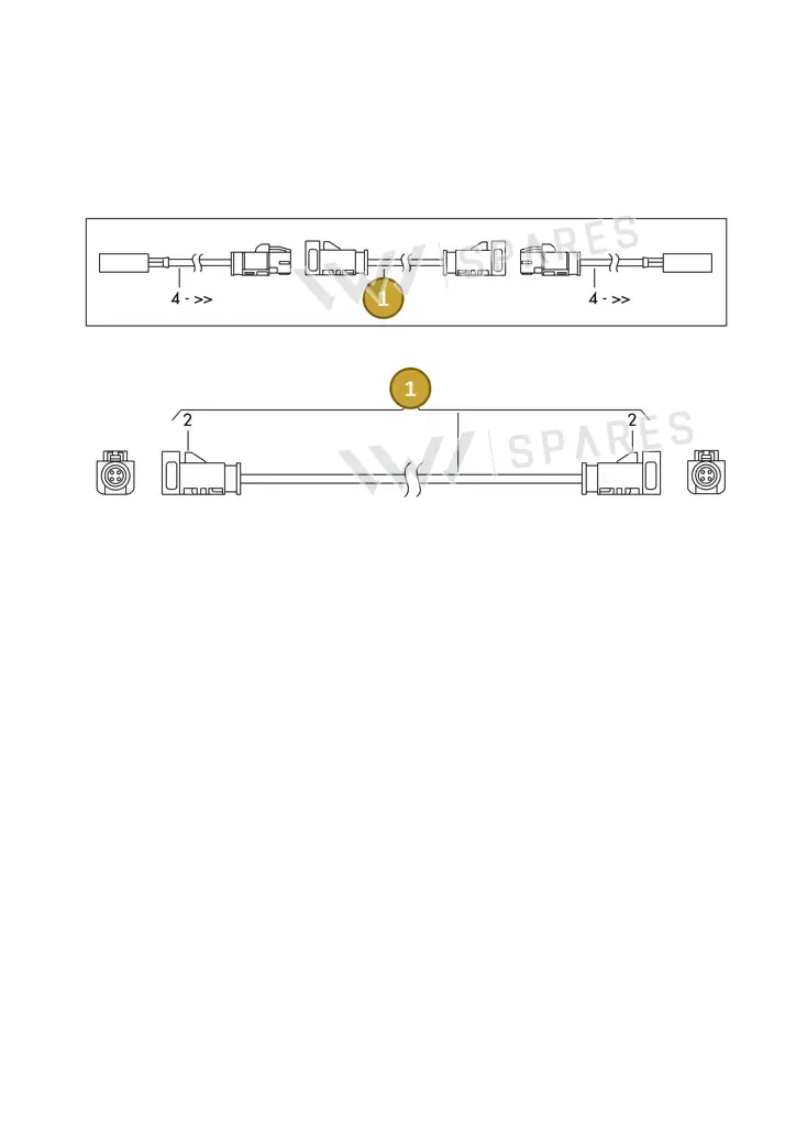 000098600N — Volkswagen 1J0 platform diagram 198035500, position 1