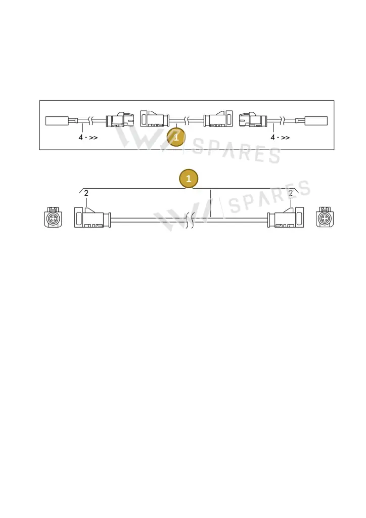 000098600 — Volkswagen 1J0 platform diagram 198035500, position 1