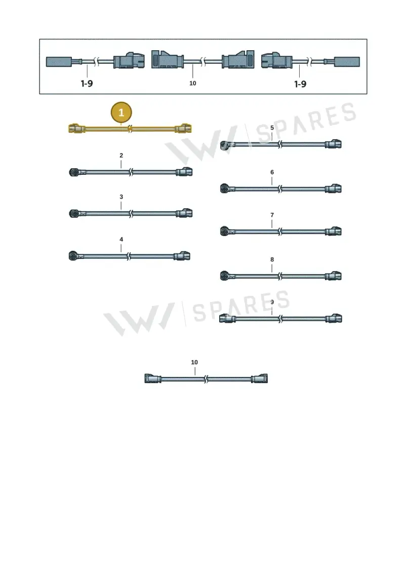 000098604A — Volkswagen Polo 1.0 BlueMotion (2017-2024) diagram 5h0972057, position 1