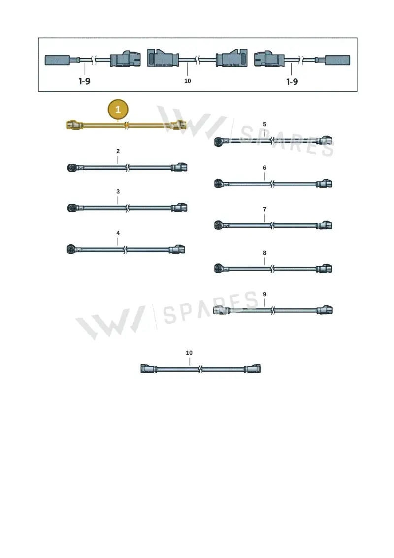 000098605A — Volkswagen T-Roc convertible 1.5 (2019-2024) diagram 5h0972057, position 1