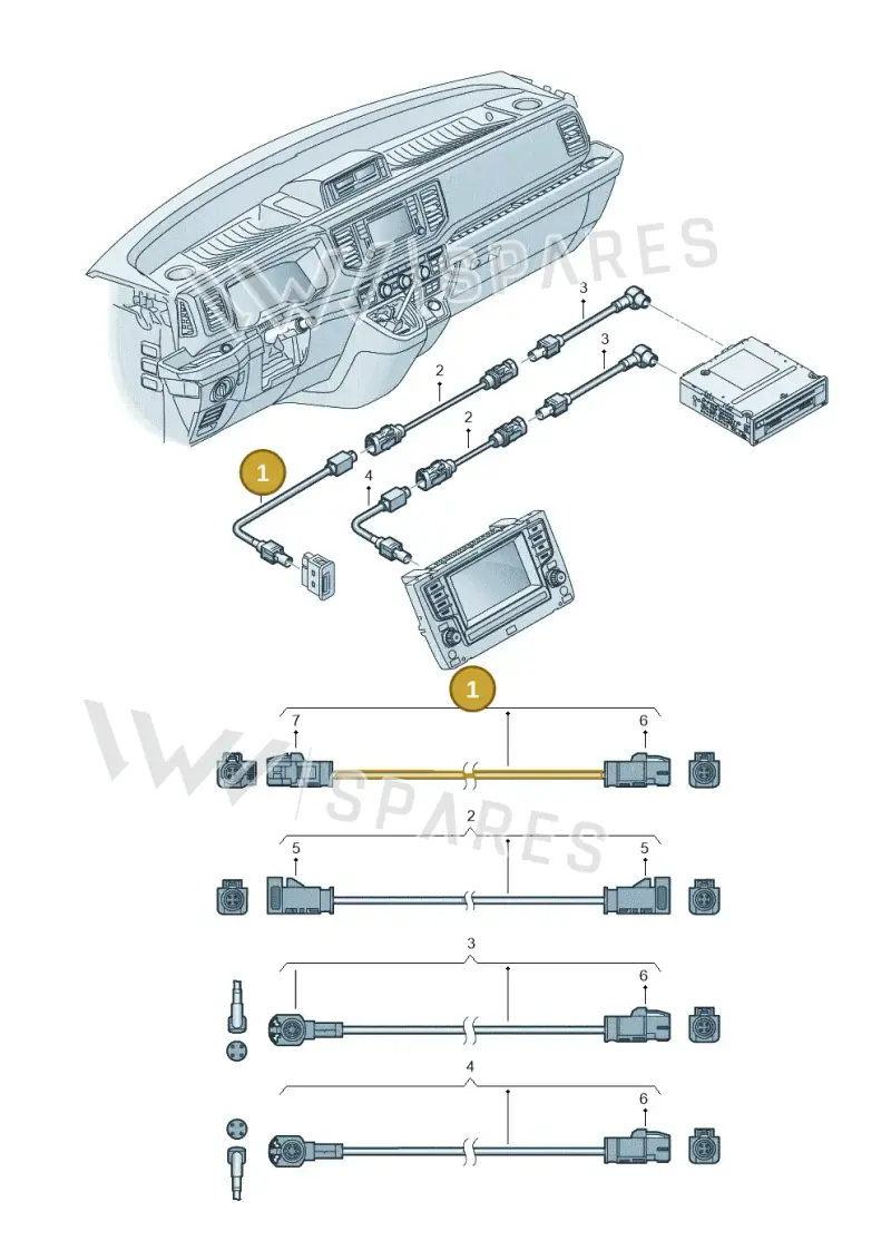 000098605A — Volkswagen MAN TGE 55 (2016-2021) diagram 806972540, position 1
