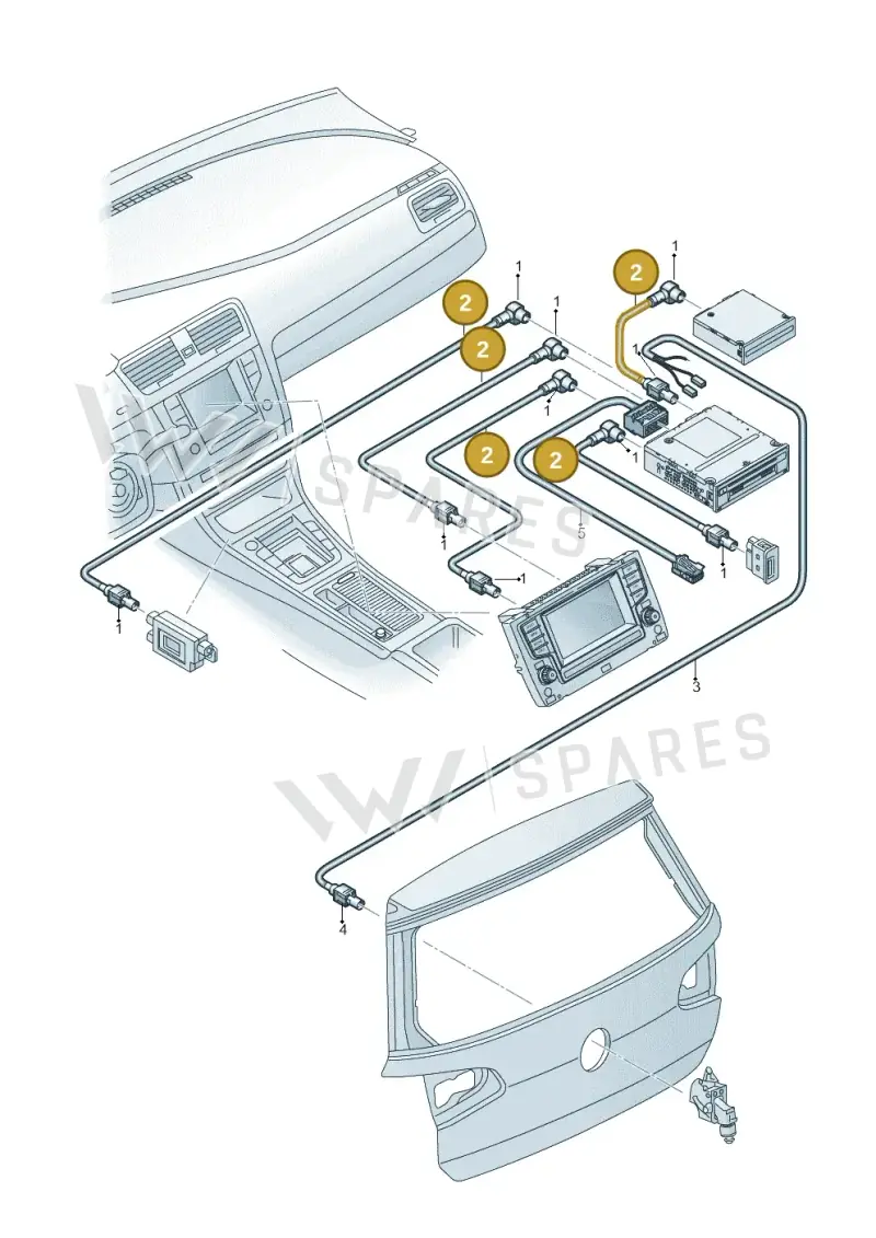 000098606A — Volkswagen New Passat (2015-2022) diagram 796972550, position 2