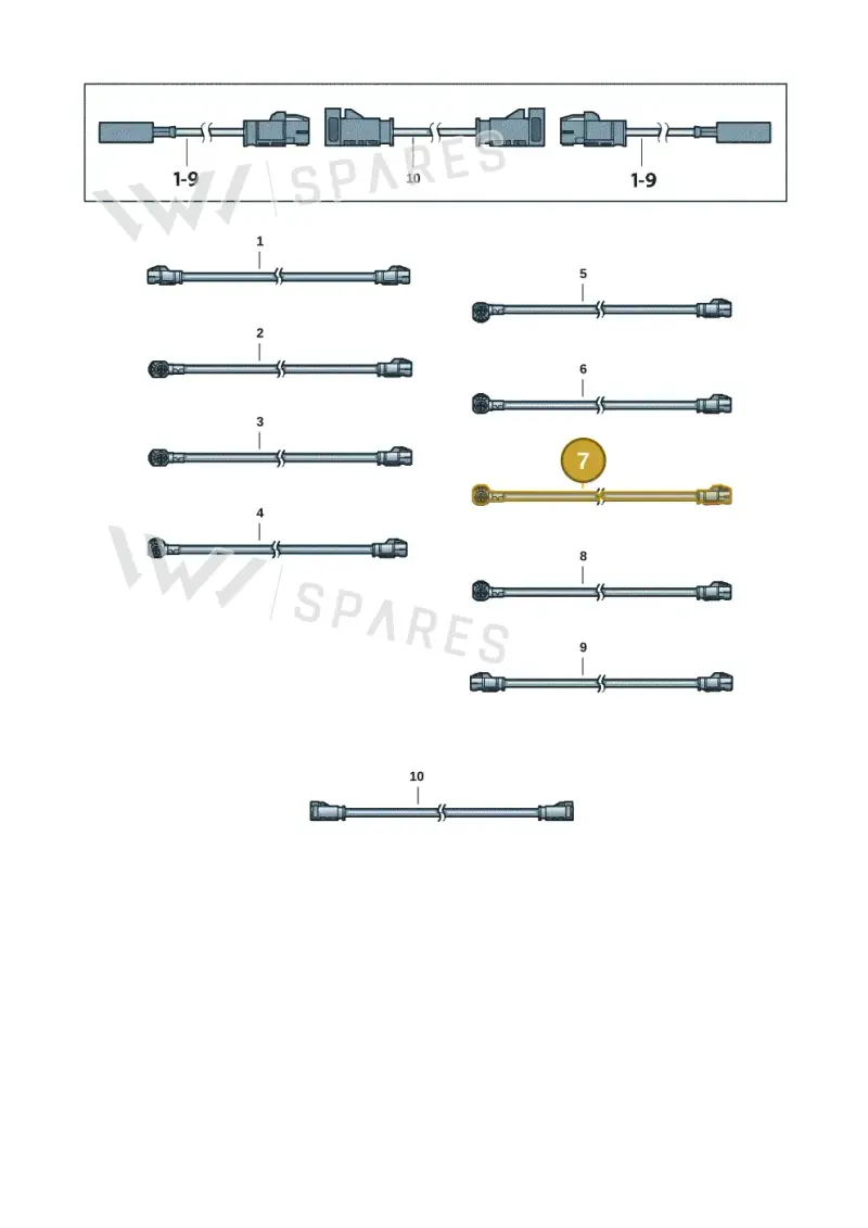 000098609A — Volkswagen Tiguan 2.0 (2023-) diagram 5h0972057, position 7