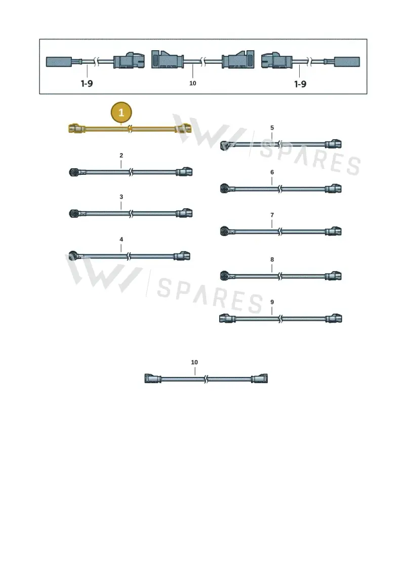 000098610A — Volkswagen Tiguan 2.0 (2023-) diagram 5h0972057, position 1