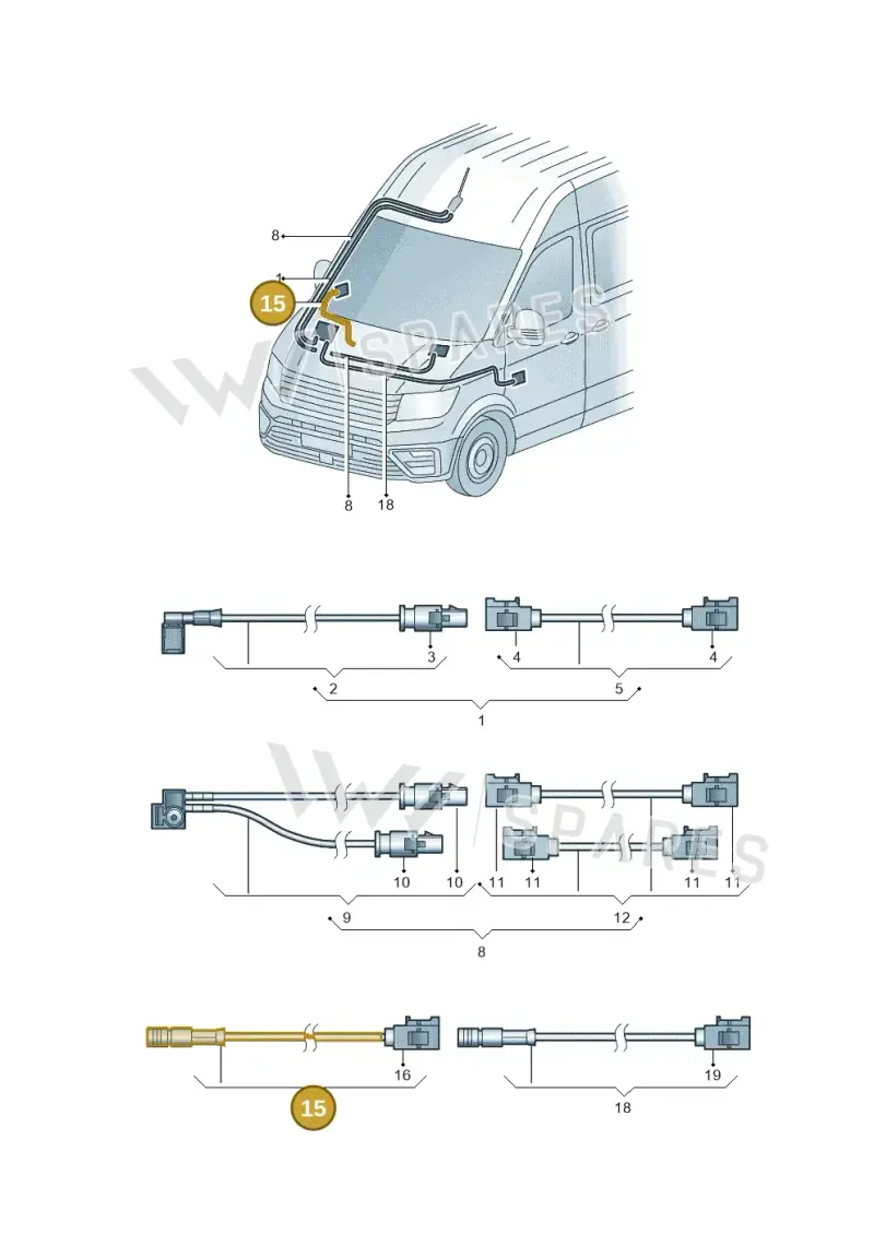 000098651 — Volkswagen E-Crafter 35 (2018-2024) diagram 806972590, position 15