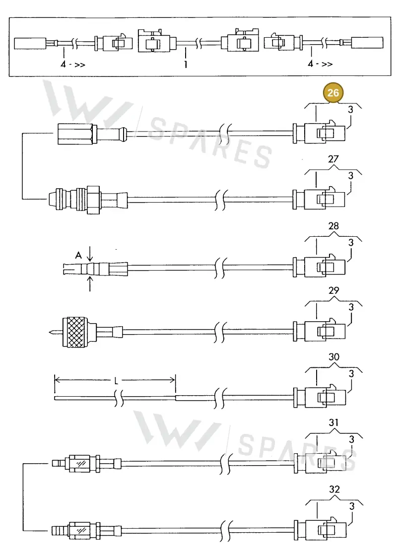 000098678 — Volkswagen 1J0 platform diagram 198035280, position 26