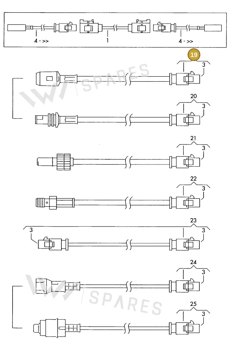 000098683 — Audi 1J0 platform diagram 198035270, position 19