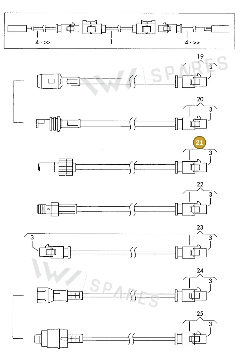 000098685 — Volkswagen 1J0 platform diagram 198035270, position 21